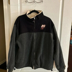Nascar Chase Authentics Tony Stewart #20 Reversible Zip Up Jacket, Mens Size S